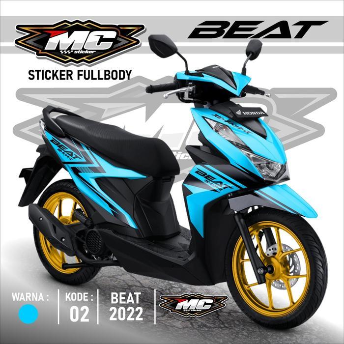 MC Cutting Sticker Decal Beat Deluxe Beat Street Full body 2020 2021 2022 terbaru  MCD 02 - Stiker D