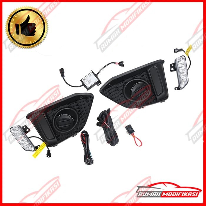 DRL - HONDA JAZZ GK 2014-2016 - LED - ESUSE - COVER FOG LAMP