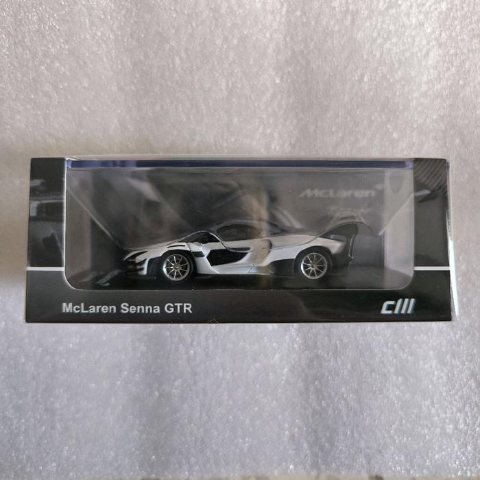 CM MODEL MCLAREN SENNA GTR WHITE