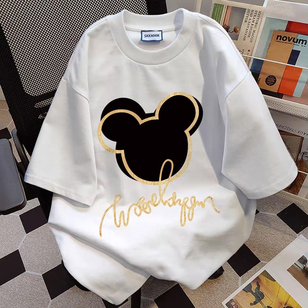 Baju Wanita Kaos Mickey Mouse Baju Kaos  Wanita Korean  | Atasan Wanita Korea Style | Kaos Oversize 