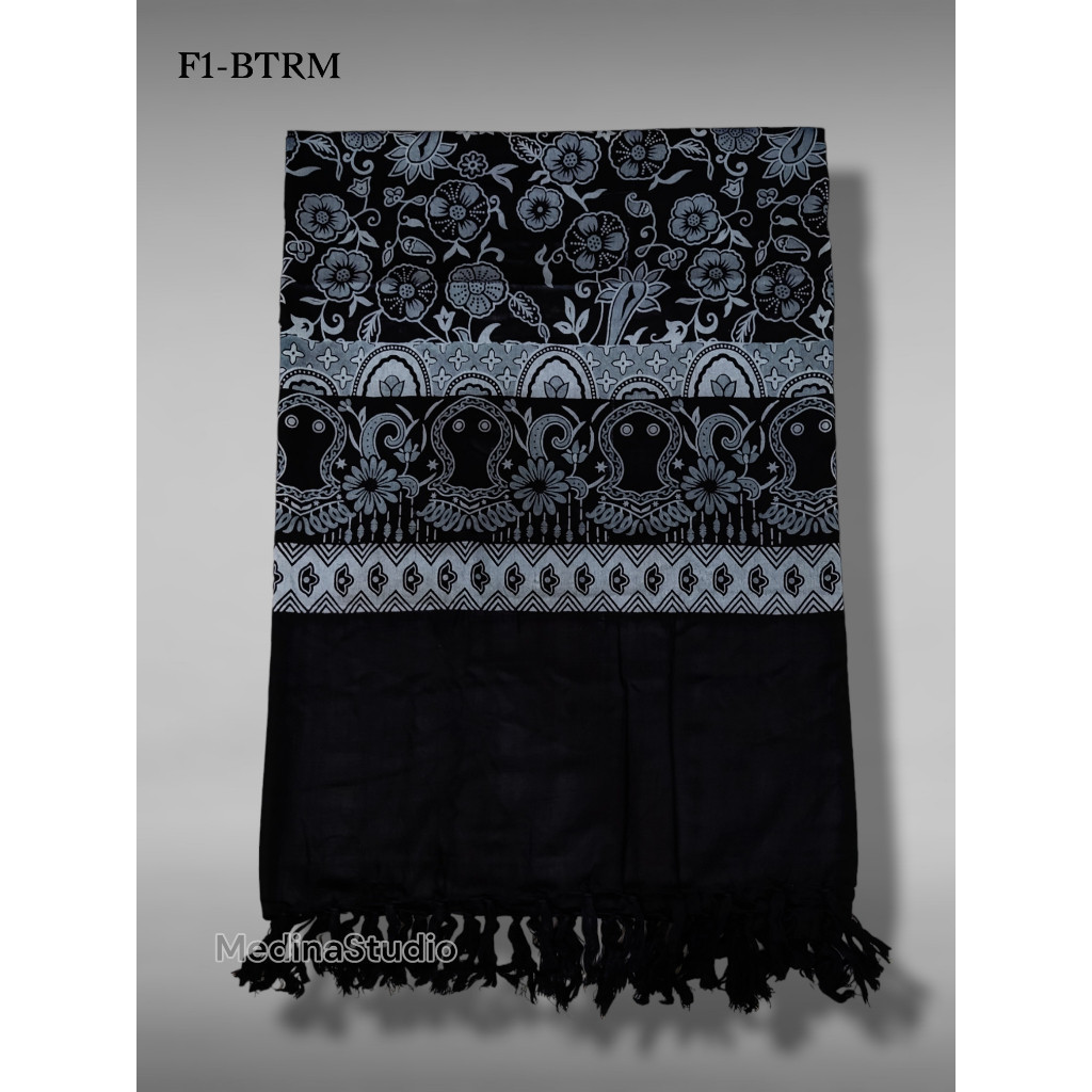 Sorban Arab Serban Habib Motif Batik Terbaru Syal Hitam Slendang Pria
