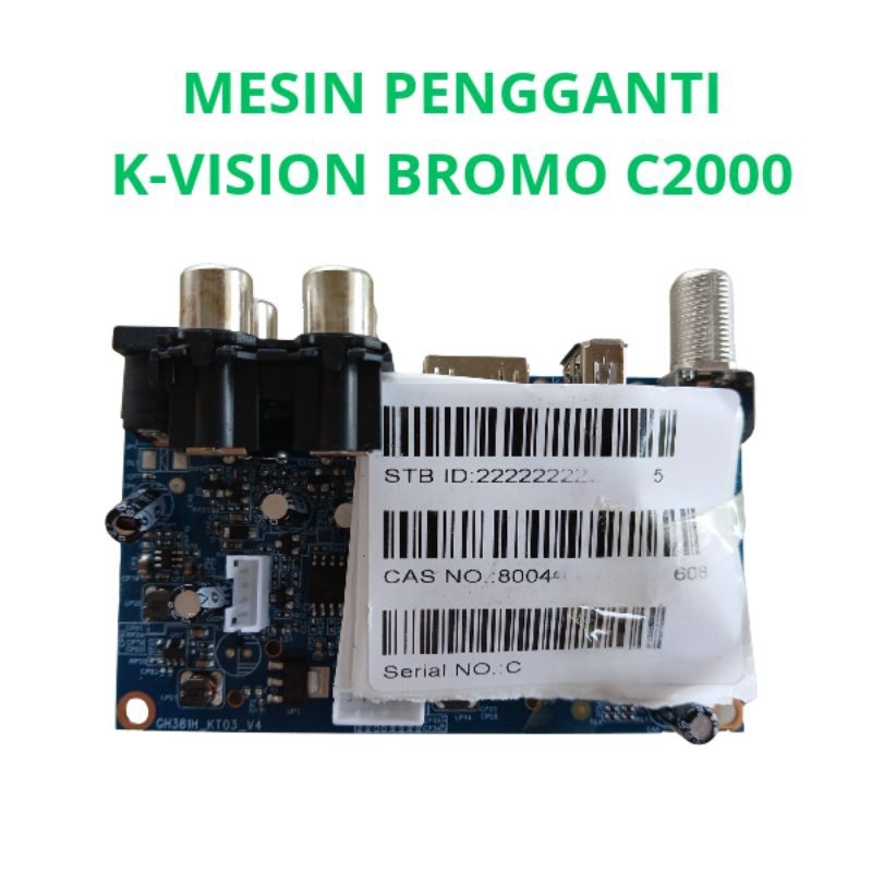NEW Mesin Mainboard MB KVision Bromo C2000 (Sperpart) TERLARIS