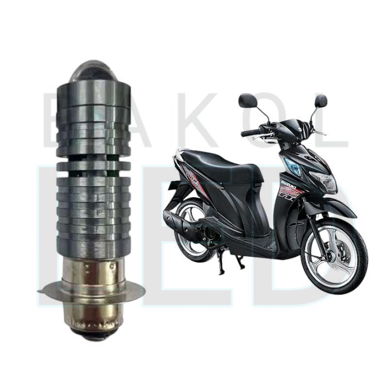 1pcs Lampu depan LED H6 Laser motor Suzuki Nex1 BL