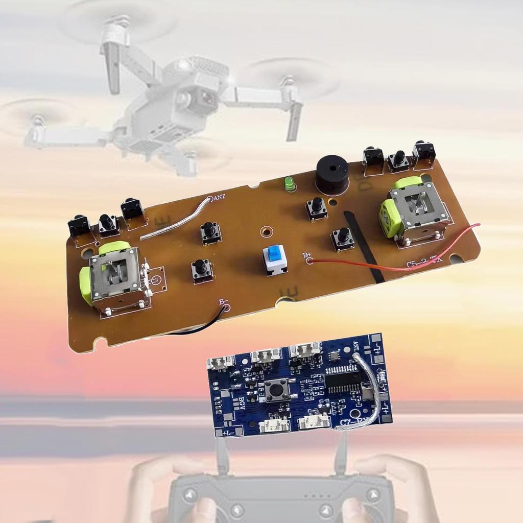 2Pcs Transmitter Board and Received Board RC Car Accessories for E88Pro E88 Drone RC Quadcopter Plan
