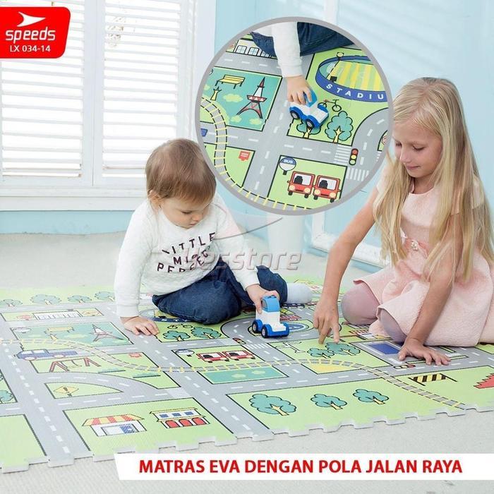 SPEEDS & Karate Matras Matras 60x60cm Matras Puzzle Karpet Puzzle Anak Matras Alas Evamat Matras Ama