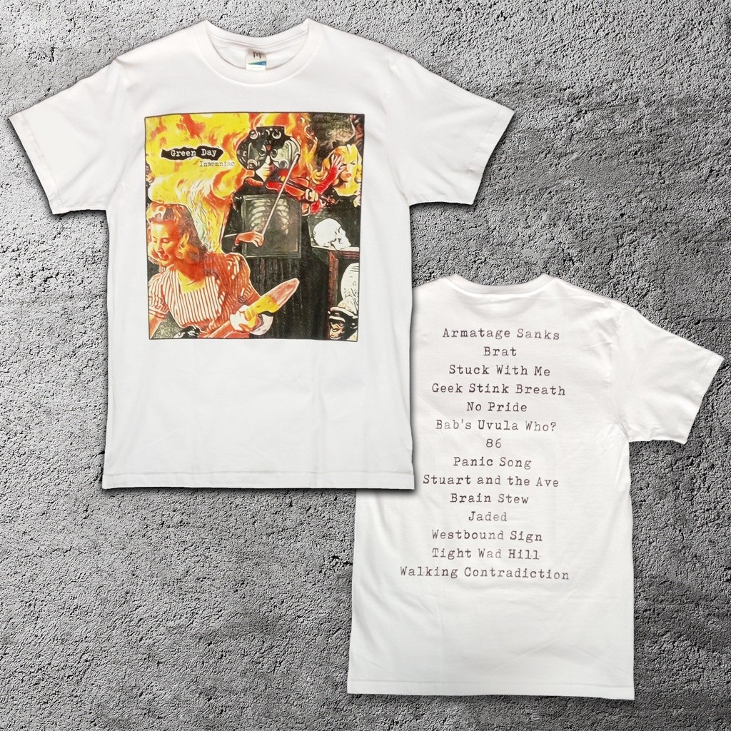 ORI KAOS GREEN DAY - INSOMNIAC ( WHITE )