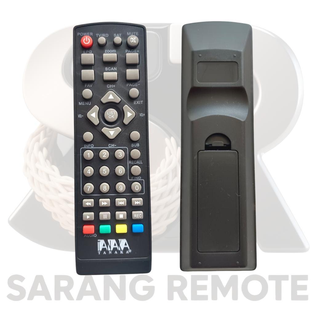 Remot Remote Set Top Box TANAKA Body Besi Dus Biru STB TANAKA DVB T2