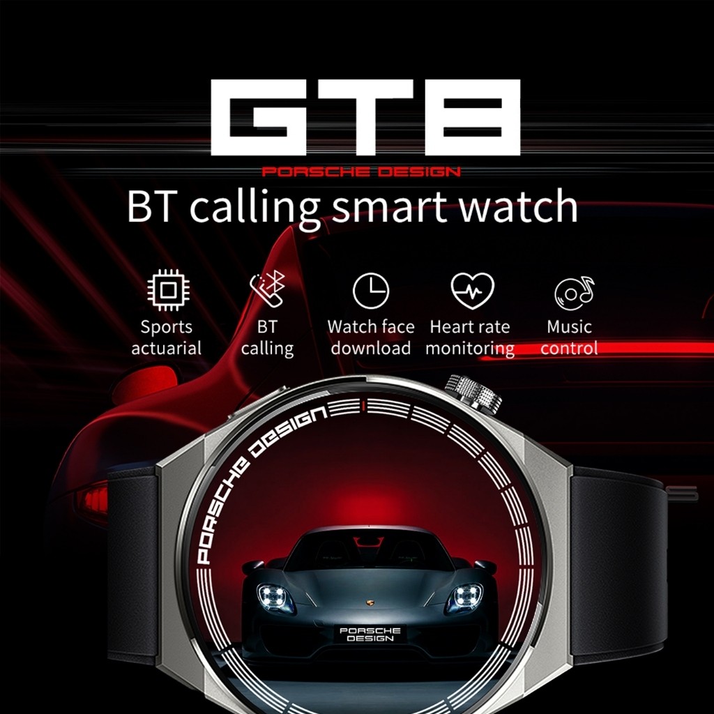 Promo Spesial SAMSUNG jam tangan SmartWatch GT8 Anti Air jam tangan pria original 100% smartwatch Bl