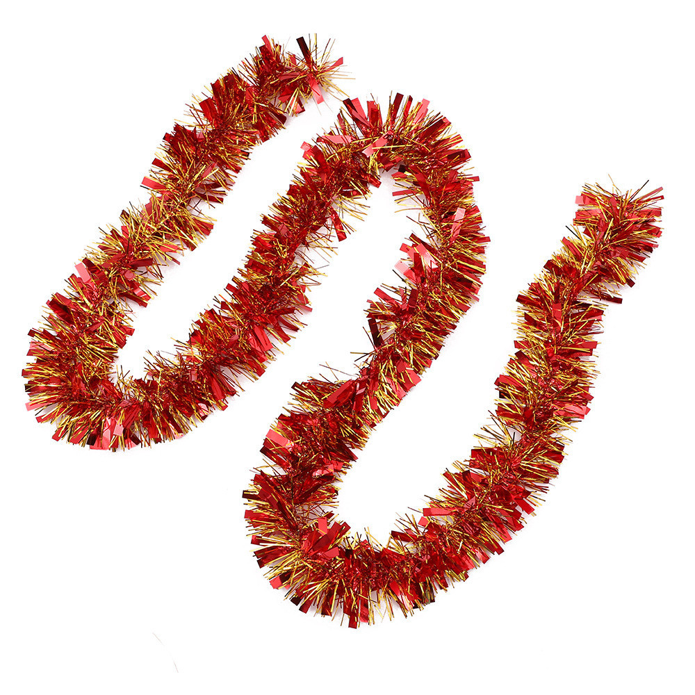 ACC150 2Meter X 9CM Slinger Rumbai Tinsel Tebal Gaba Gaba Pohon Natal Gold Red Silver XAXACC