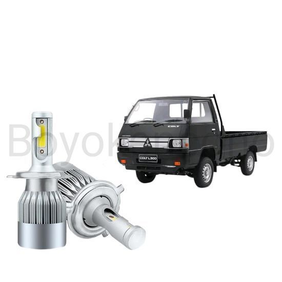 2pcs Lampu Utama LED H4 COB 36Watt Mobil Mitsubishi L300 Byk