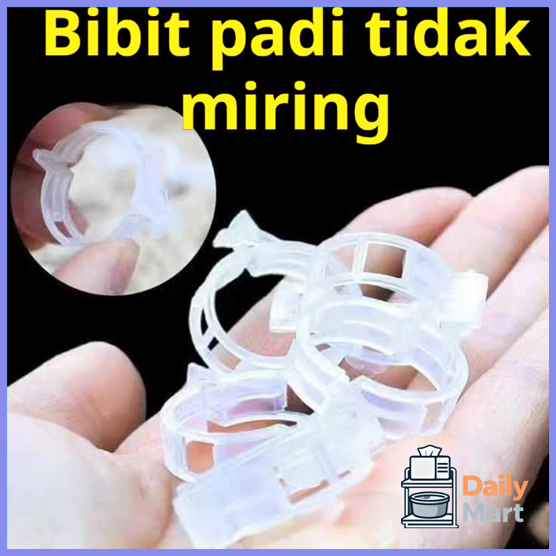 Klip pengikat tanaman pohon buah warna putih, alat pengikat tanaman merambat, batang penopang tanama
