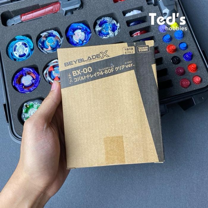 Beyblade X BX-00 Cobalt Drake 4-60 F Clear Edition Limited Rare Bey Get