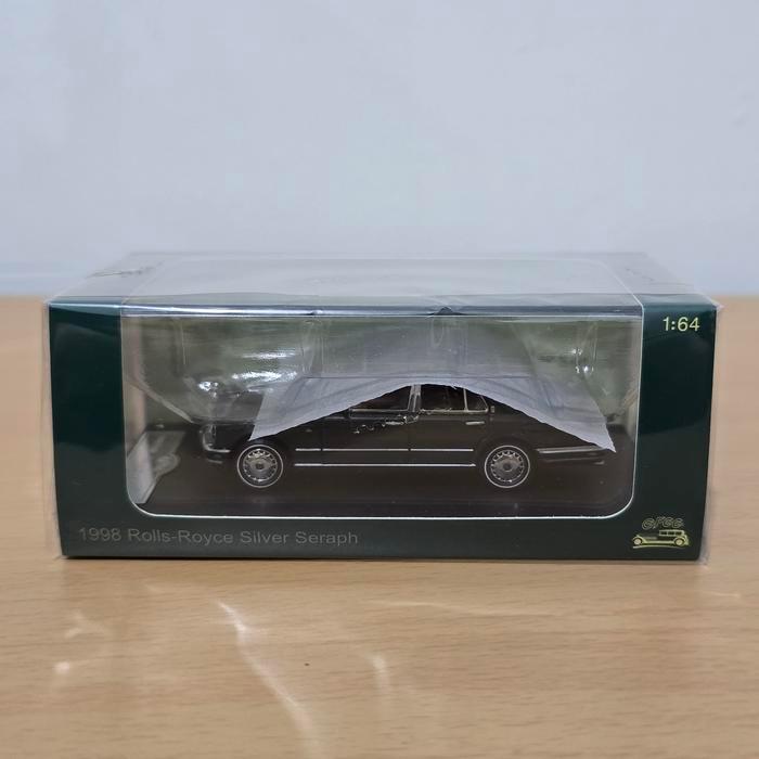 GFCC 1998 Rolls Royce Silver Seraph Dark Green Diecast Koleksi Mobil Mainan Mini Scale 1/64 Hotwheel
