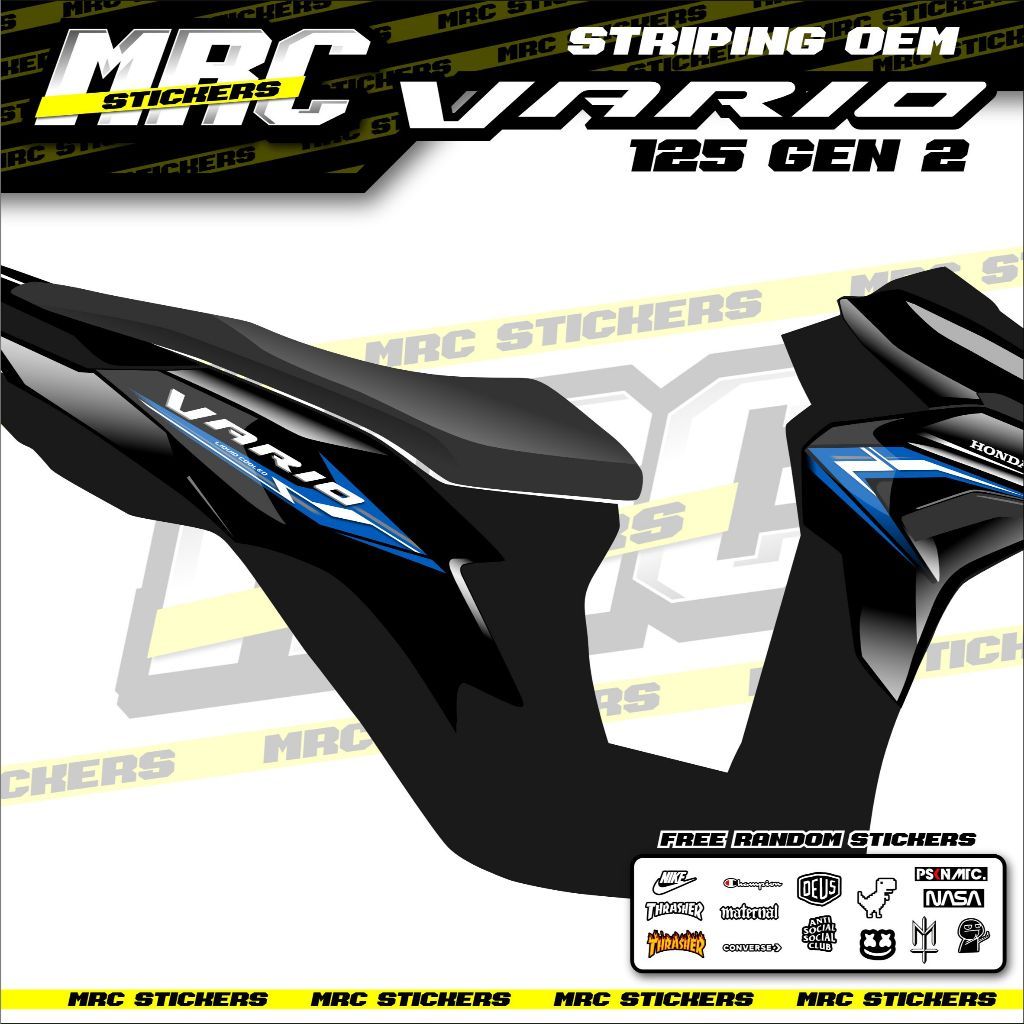 STRIPING / STIKER / SKOTLET OEM / ORIGINAL VARIO 125 NEW / VARIO GEN 2