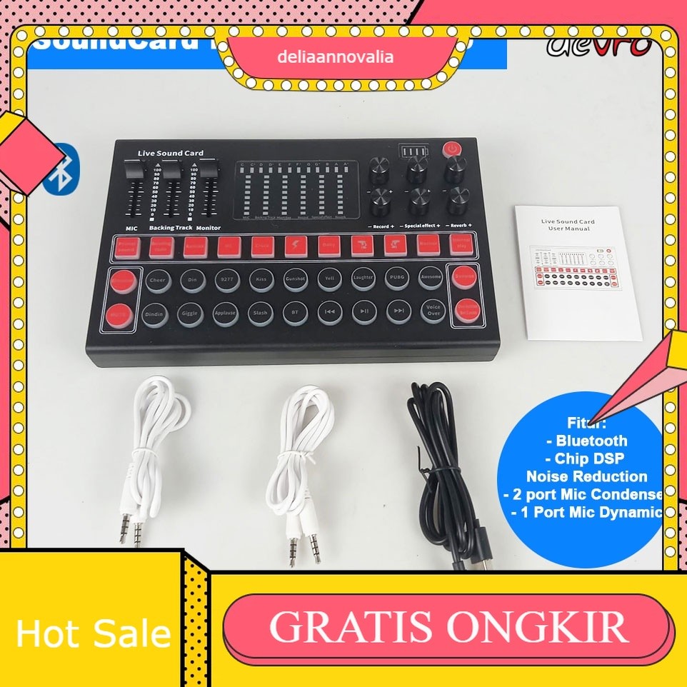 Mixer - Soundcard - USB Sound Card Live Broadcast Recording - MOOER M9