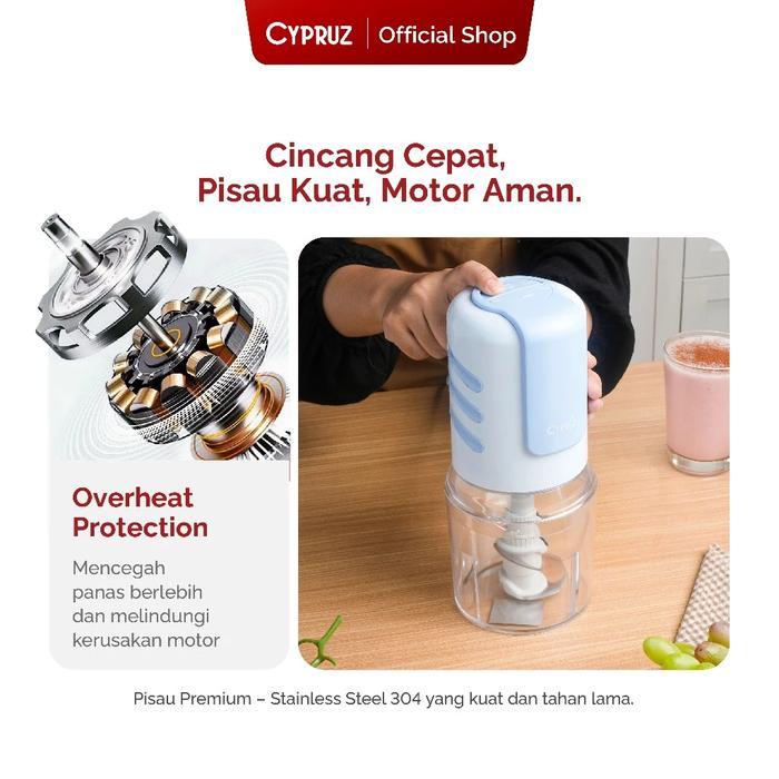 CHOPPER PREMIUM CYPRUZ CR 0800 Food Processor Penggiling Makanan Cypruz Chopper Pelumat Daging - BIR
