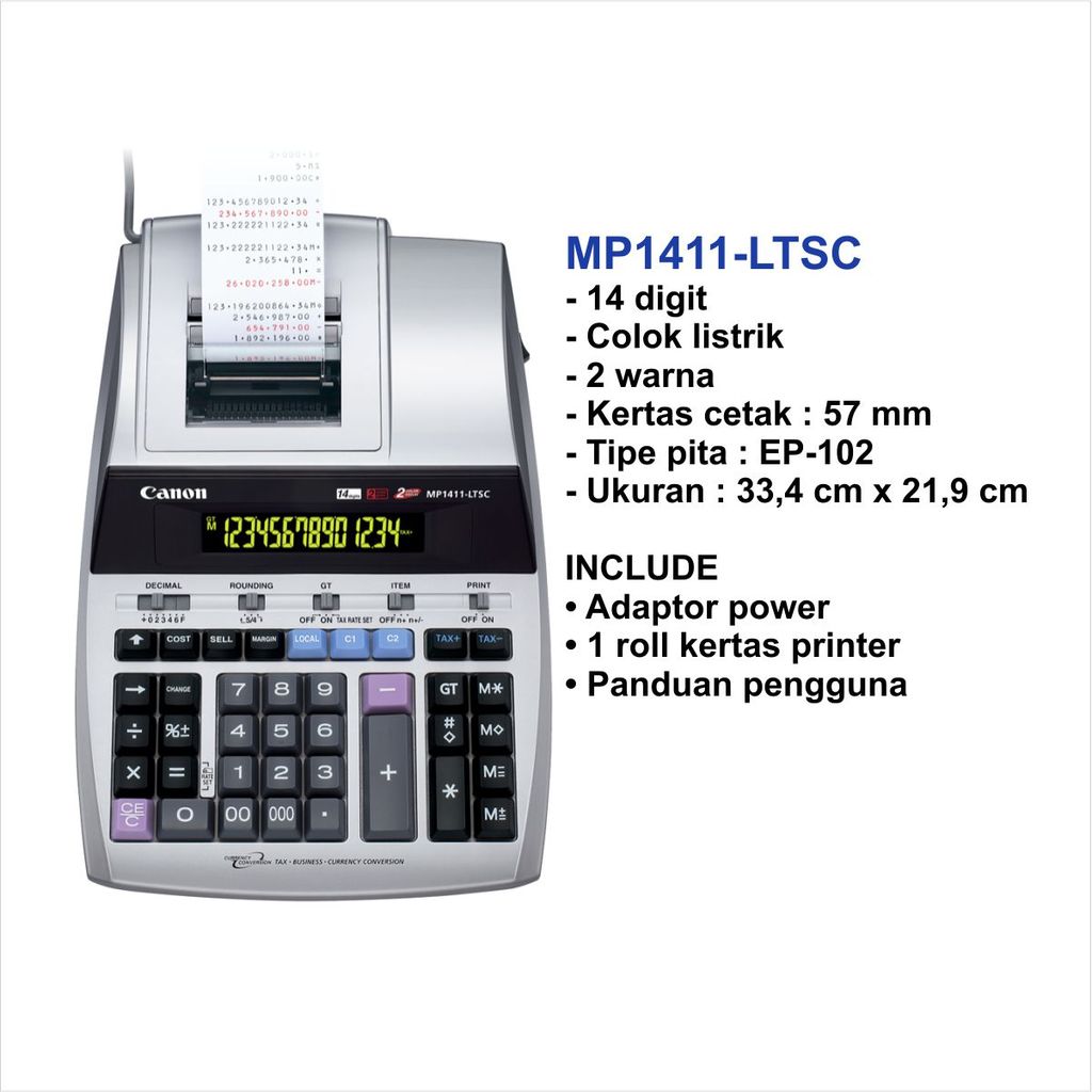 Canon Kalkulator Printing Kalkulator Canon MP1411 LTSC Kalkulator Printing