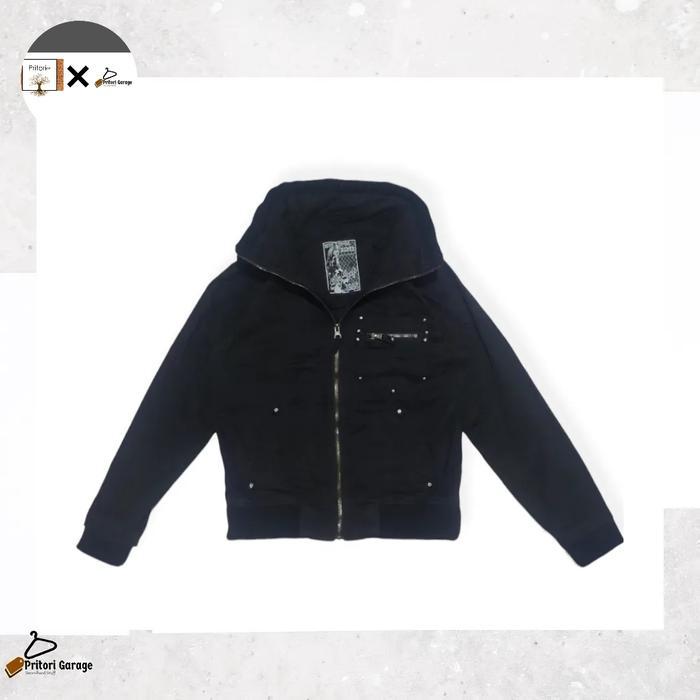 Canvas Utility Trucker Crop Jacket Dig Deep 95's Black Wash Vintage