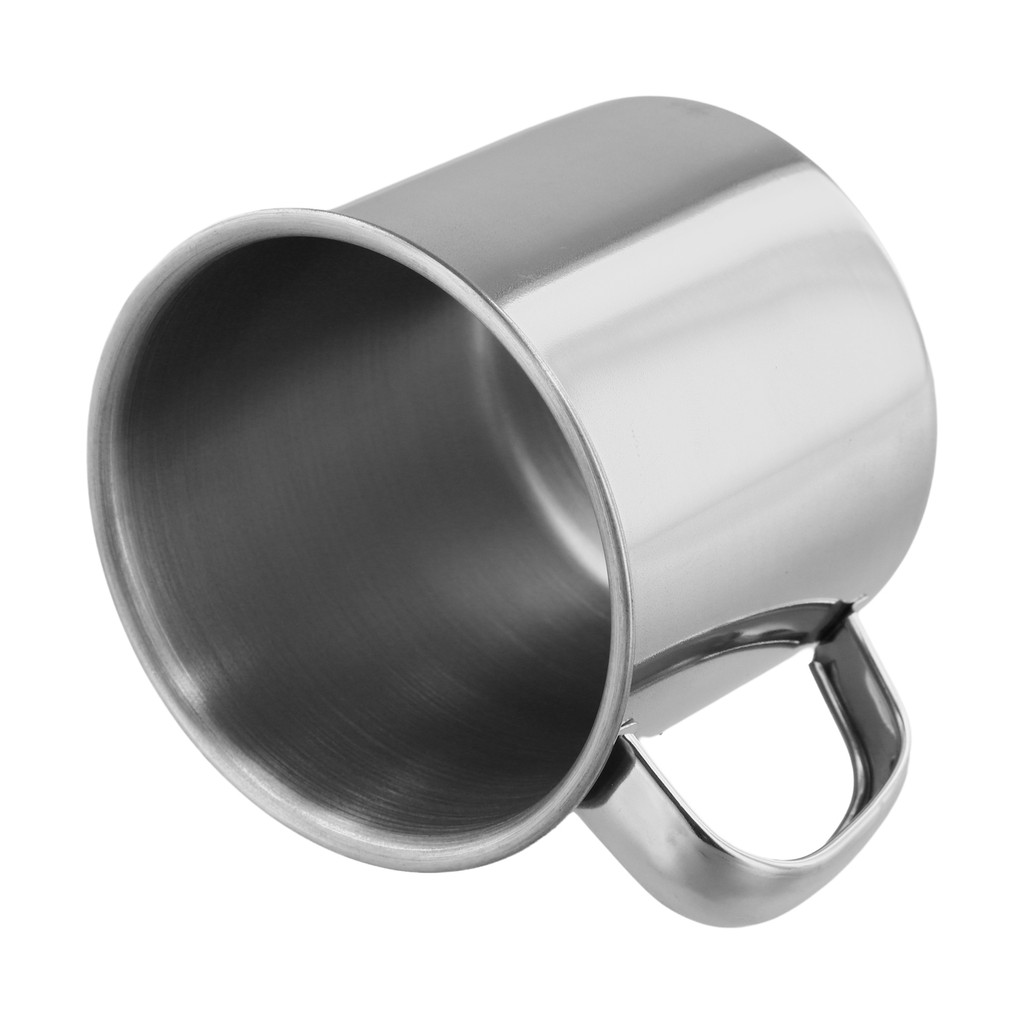 Tea cup Mug Cup Stainless steel Cup 1PC Drinks Stainless Steel Tea 1pc Camping Coffee With Handle Dr