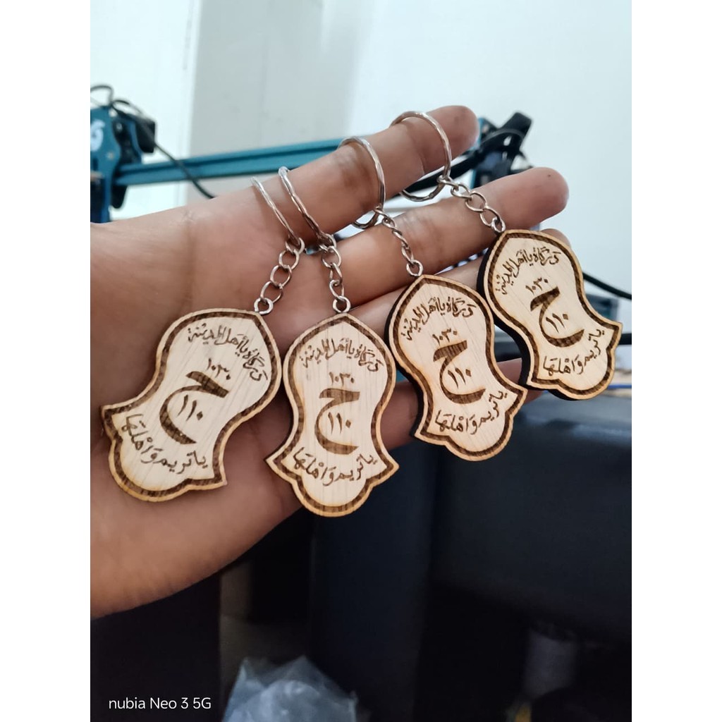 Gantungan Kunci Costum Terompah Nabi  | Gantungan Kunci Souvenir | Gaci Jaya