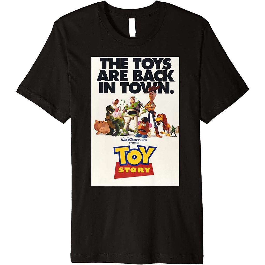 Pinky Project - Baju Kaos Disney Pixar Toy Story Toys Are Back In Town Poster Premium T-Shirt Premiu