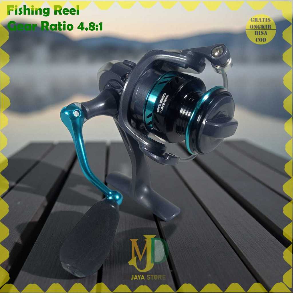 DK Fishing Reel Gulungan Pancing Spinning Gear Ratio 4.8:1 - DK800 -MJD-