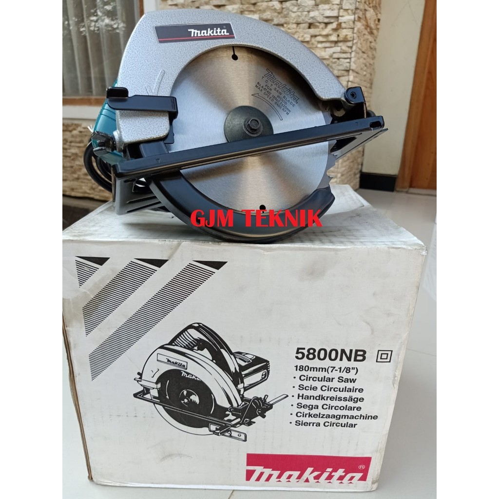 Makita circular saw 5800NB - Gergaji kayu makita 5800NB - Mesin potong kayu murah makita