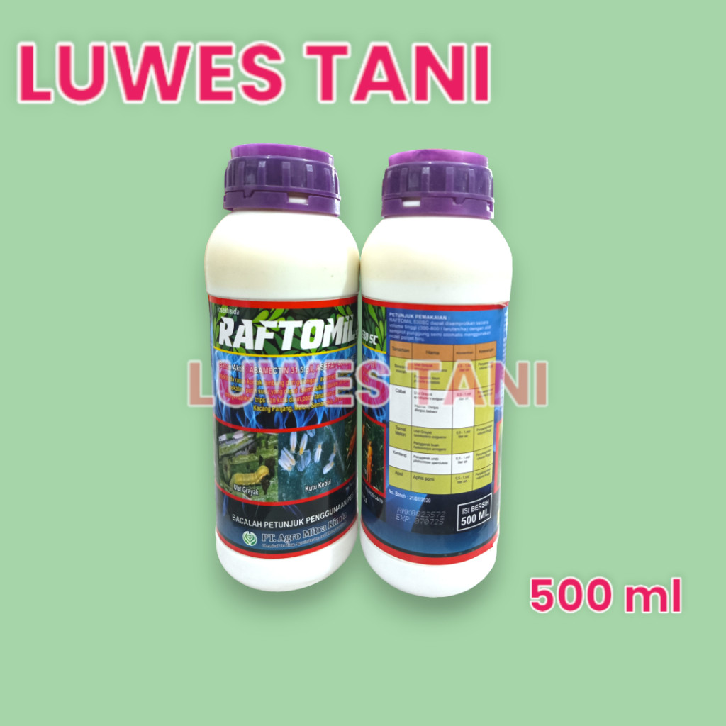 RAFTOMIL 530 SC  ABAMECTIN, ASEFAT, METOMIL 500ml