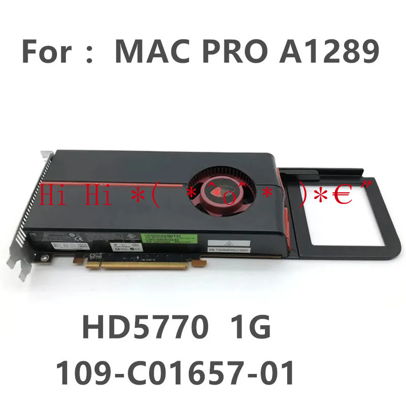90%New Original HD5770 1GB Graphics Card For MAC PRO A1289 Workstation Video Card 109C0165701