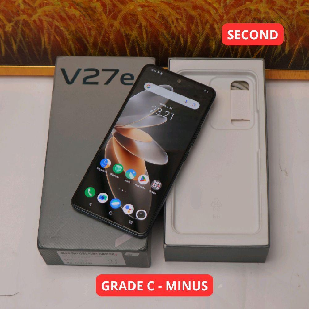 VIVO V27E 12/256 GB GRADE C - MINUS HP SECOND ORIGINAL SINAR MUTIARA CELL (45051)