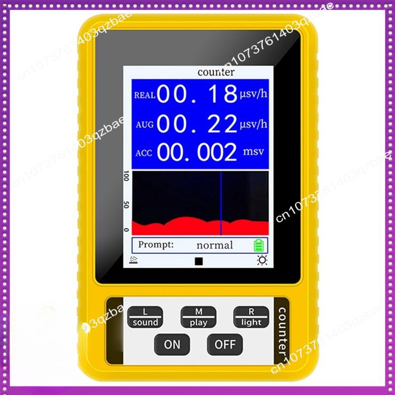 Hot Ltem Nuclear Raation Detector With LCD splay Screen Dosimeter Detectors Beta Gamma XRay Tester P
