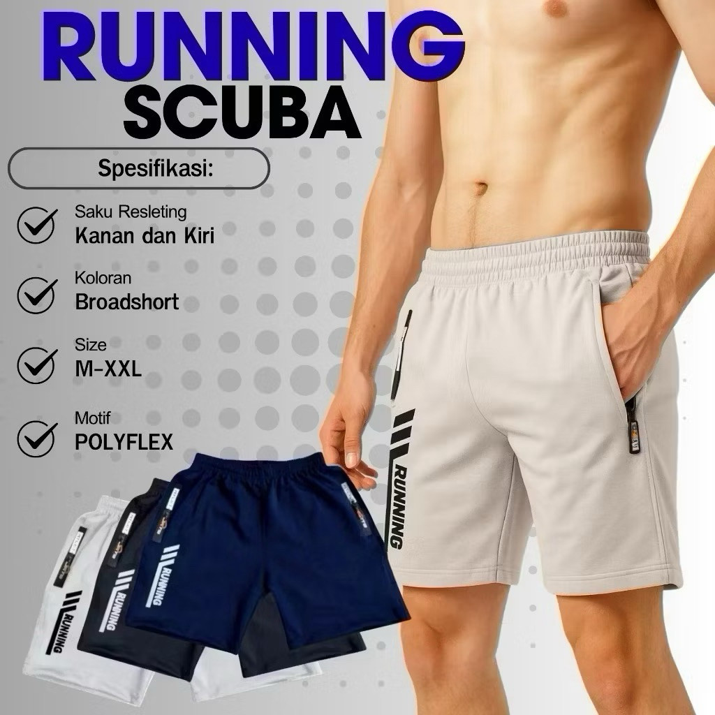 Celana Pendek / Celana Running Pria Sport / Celana Pendek Pria Olahraga Running