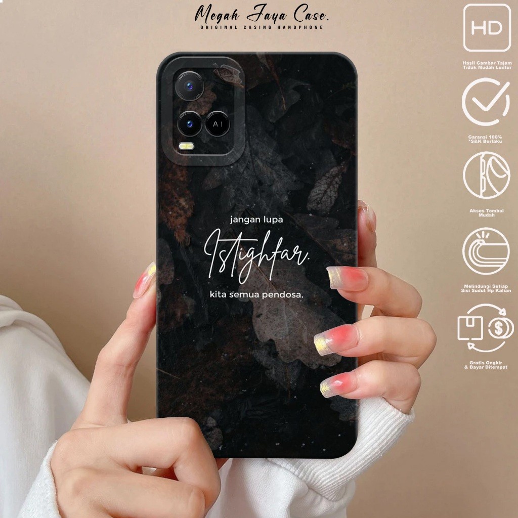 Case VIVO Y21 Y21S Y21T Y33S Y33T Y21A - Casing Hp VIVO Y21S Y21 Y21T Y21A Y33S Y33T  Motif QUOTES -
