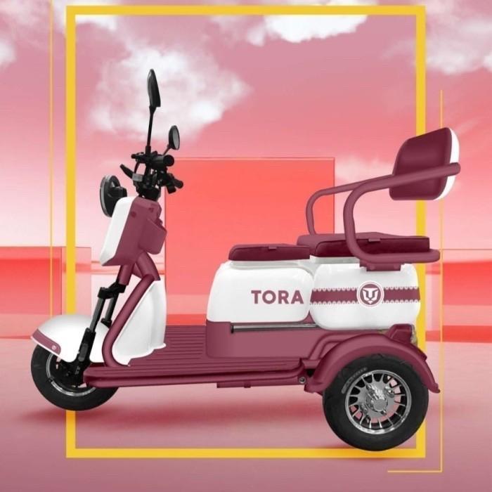 Sepeda MOTOR LISTRIK TORA RODA 3 sanji maleo magnus aurora saige goda rhinos rhino - Hijau