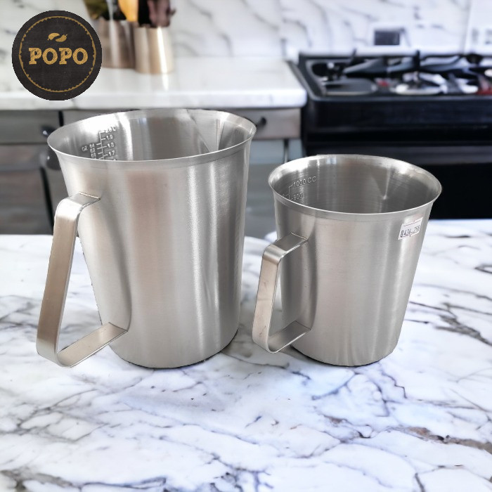 gelas ukur stainless Steel 2 liter measuring cup stainless Steel 304