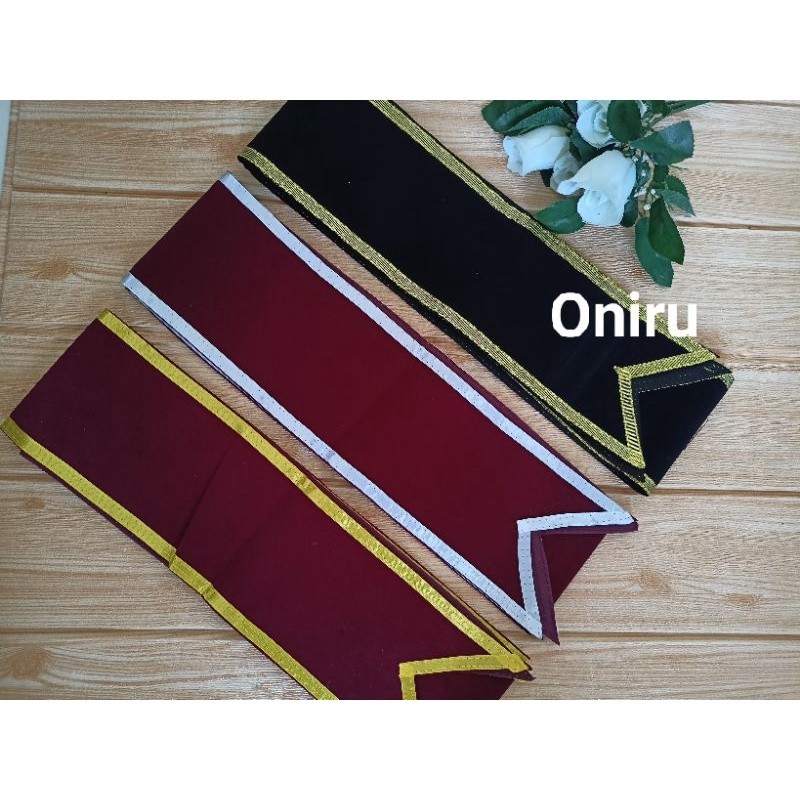 Selempang Wisuda Polos Murah Tanpa Bordir