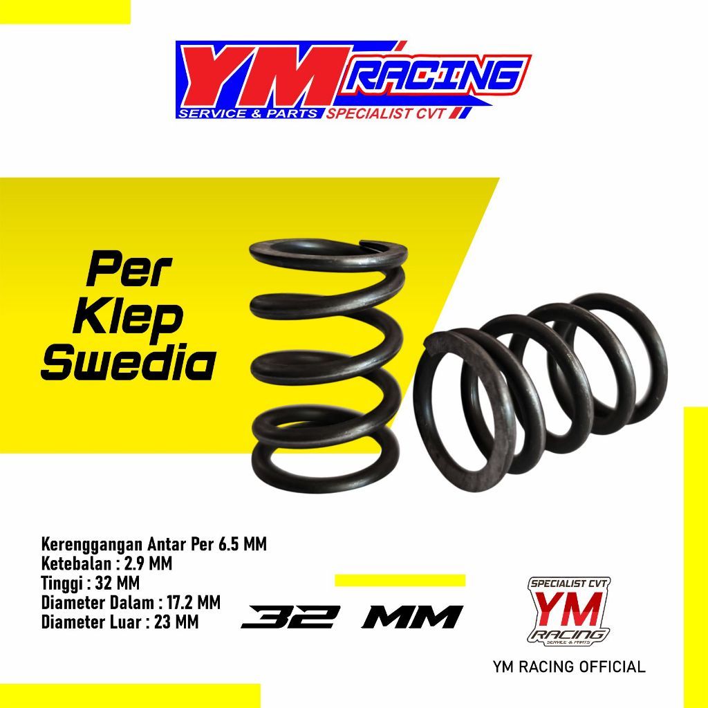 NGGESINGSHOP PER KLEP SWEDIA 32 MM 34 MM UNTUK SEGALA MOTOR MATIC & BEBEK / PER KLEP 32MM | PER KLEP