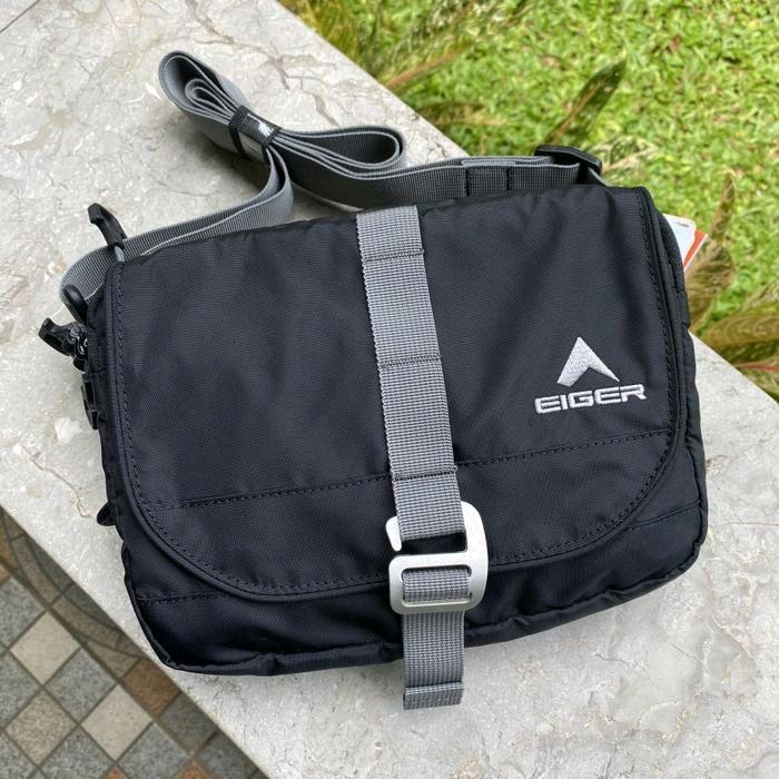Eiger original TP.HZL COMP DESCENT Tas Selempang Pria Original - Hitam