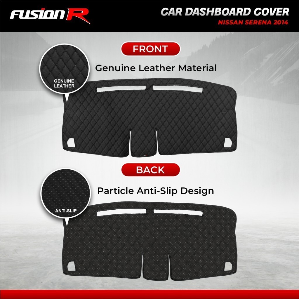 HARGA GROSIR Car Cover Dashboard Mobil Serena 2014 ( C24 ) Premium Custom Fit / Pelindung Dashboard