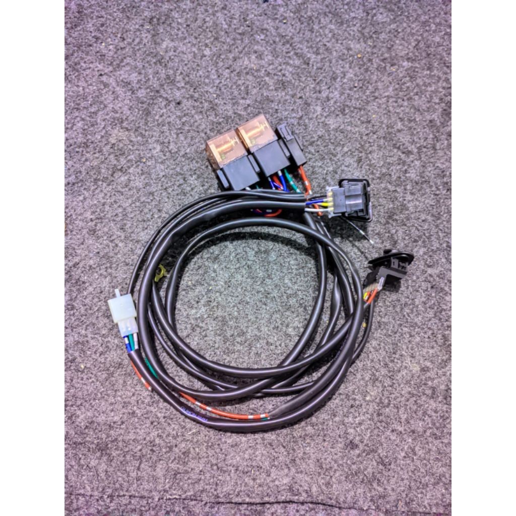 LP relay set biled pnp vario kzr, beat fi, revo absolut Kabel Lampu Saklar