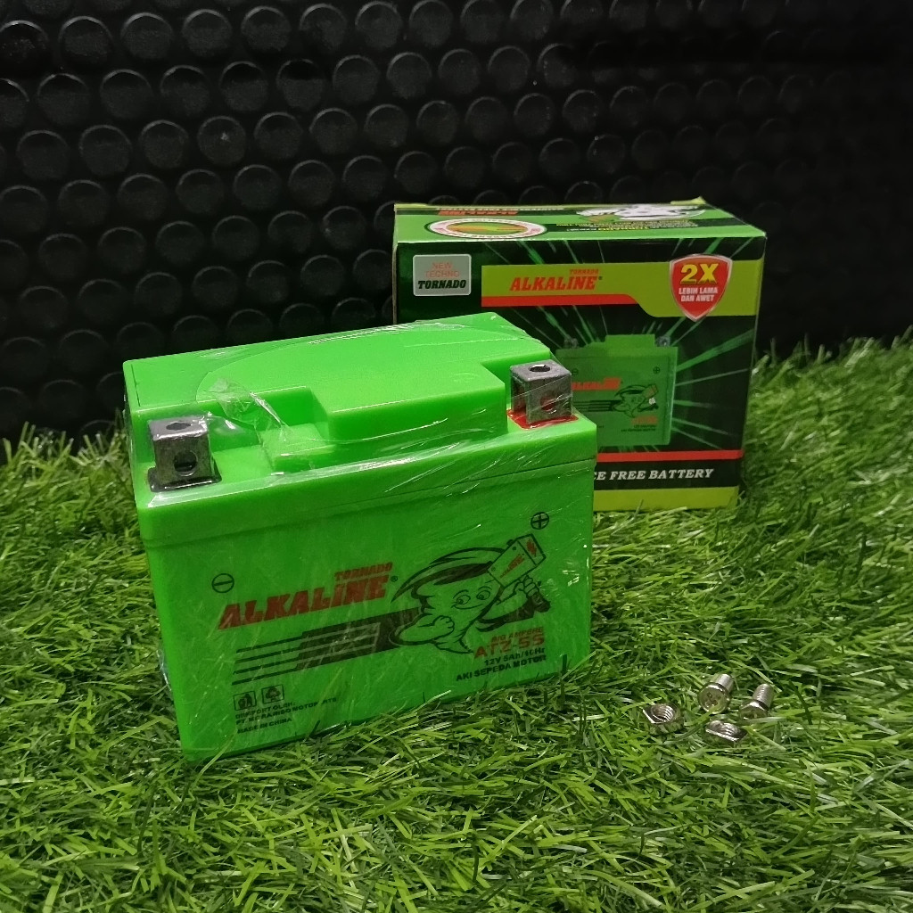 AKI ALKALINE ATZ5S/ACCU FULL KERING BEAT FI VARIO 110 KHARISMA SUPRA REVO BLADE AKI ALKALINE