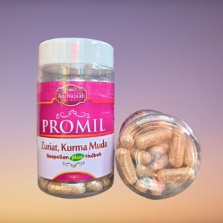 Kapsul Zuriat PROMIL Plus Kurma Muda Program Kehamilan Buah Zuriat Madu Zuriat PROMILAX 60 Kpsl