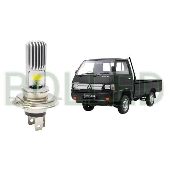 2pcs Lampu Utama LED H4 COB Mobil Mitsubishi L300 BLD