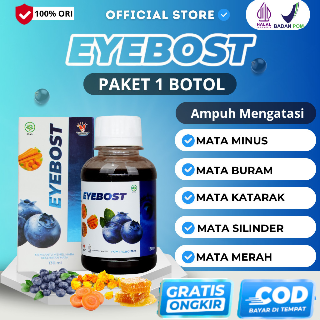 Eyebost Vitamin Mata Original Obatmata Minus Eyeboost Official Store Vitamin Mata Kesehatan Mata