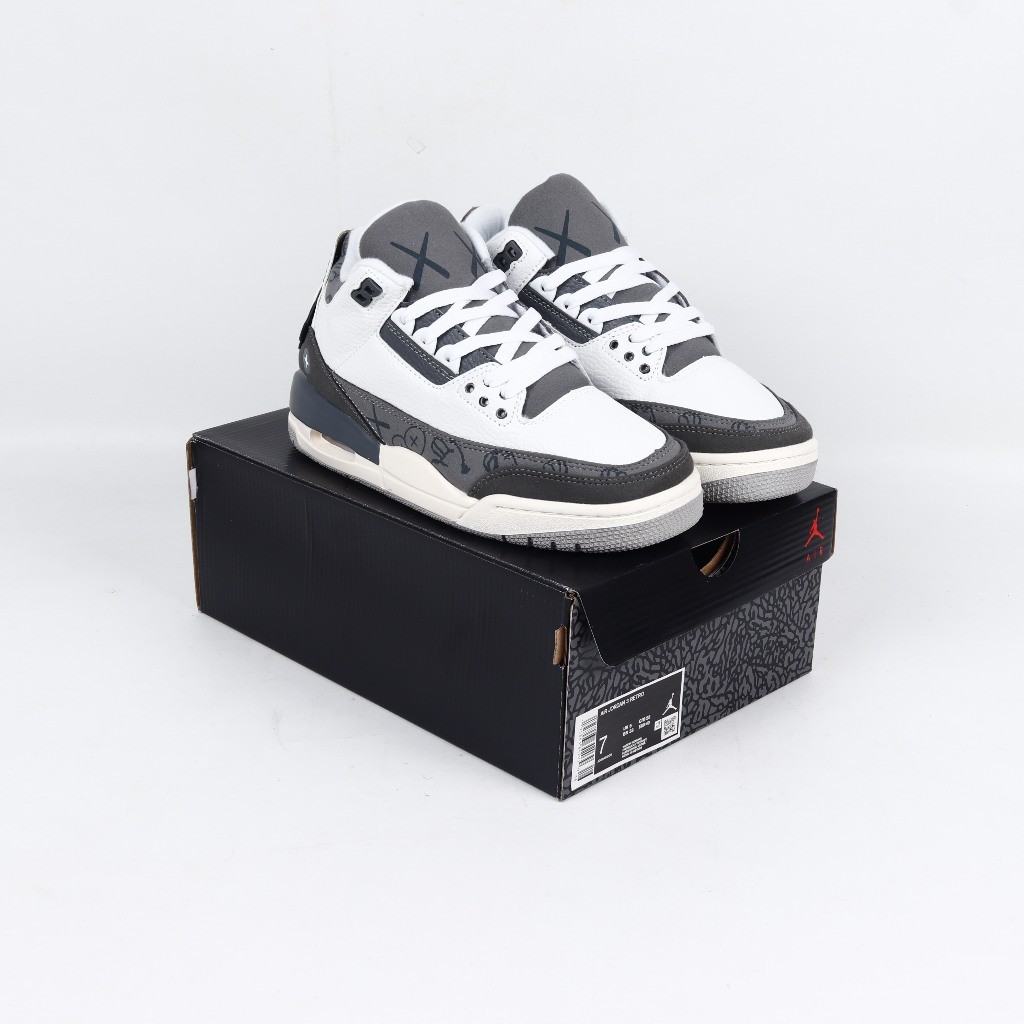 Nike Air Jordan 3 X Kaws White Grey