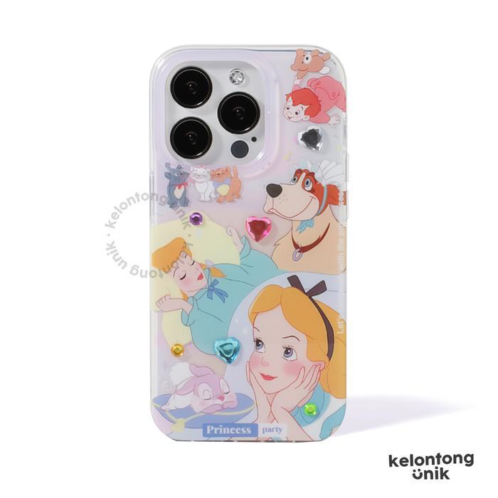 KELONTONG UNIK | (Free DIY Sticker) Princess Acrylic Case with DIY Sticker - Hardcase/ Casing HP for