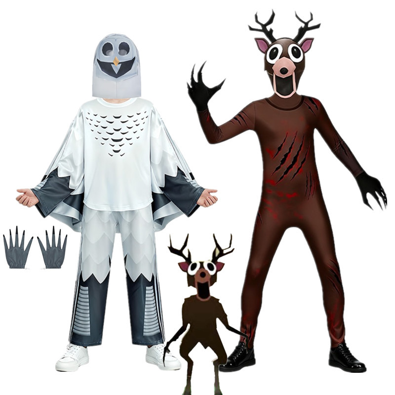 99 Nights In The Forest Deer costume F-Fnaf Horriable Halloween Costume for Kid Nightmare Reindeer o