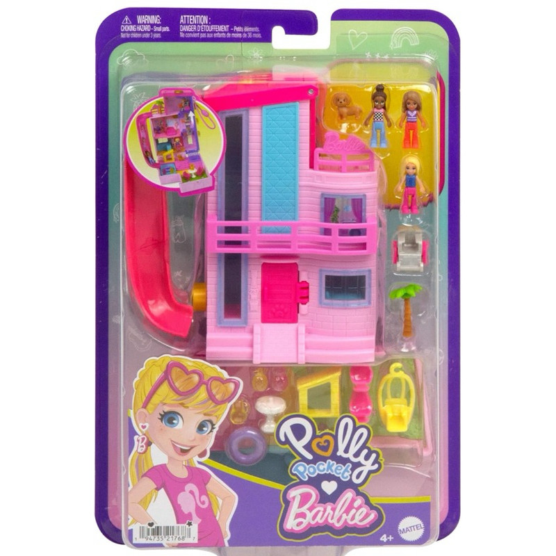 Polly Pocket X Barbie Compact Playset