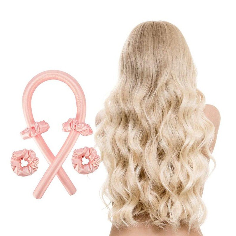 Florie - Alat Keriting H1090 Diy Alat Styling Heatless Rambut Tanpa Catokan Curl Band