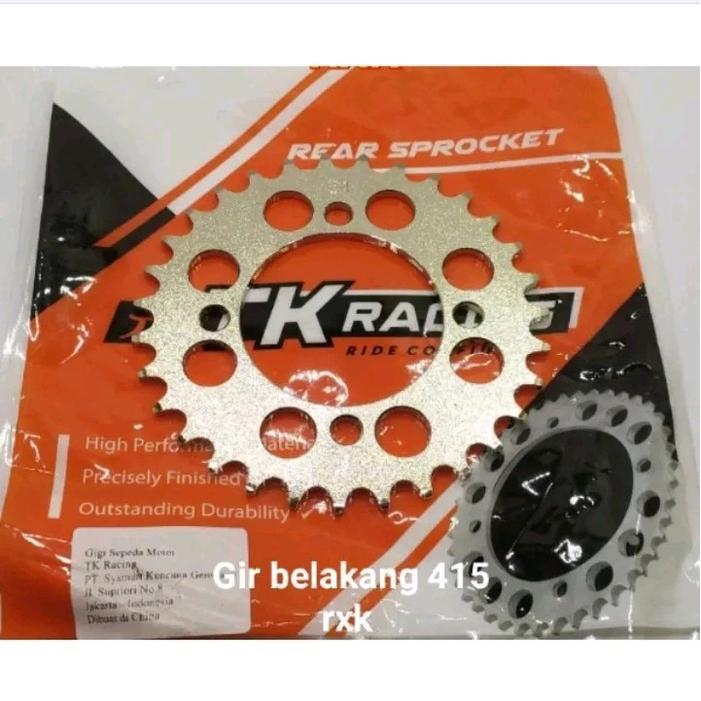 Gear belakang yamaha fizr rx king vega jupiter z TK 415 ukuran 33 34 35 36 37 38 39 40 - 33